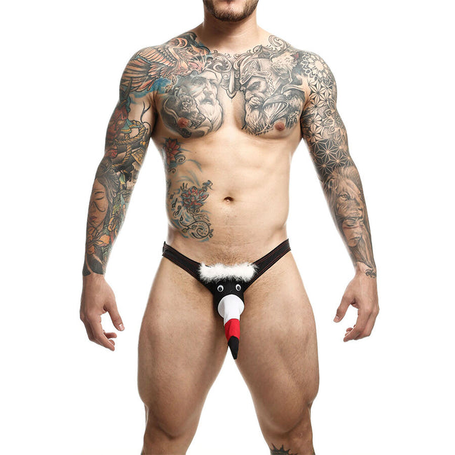 Black Print Swim Brief
