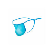 MOB - TRANSPARENTER T-FÖRMIGER STRING AQUA GRÖSSE L/XL