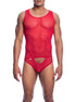 MOB – ROT TRANSPARENTER BODY SHEER GRÖSSE L/XL