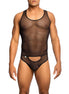 MOB - TRANSPARENT BLACK BODYSHEER SIZE L/XL