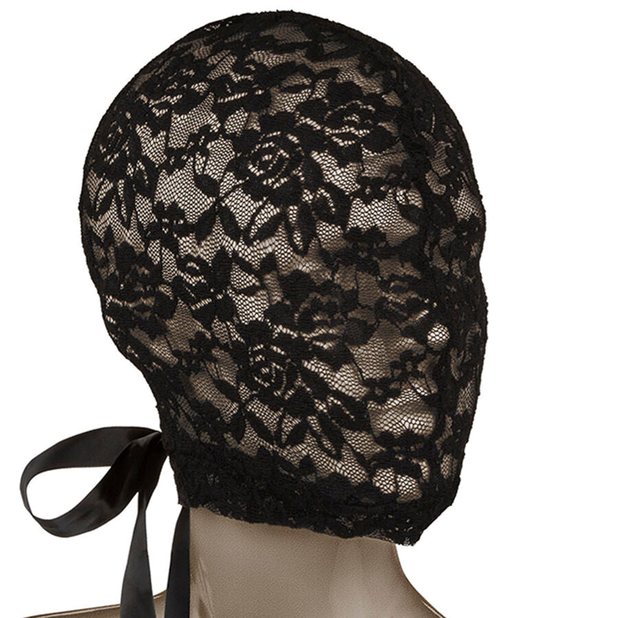 CALEXOTICS - SCANDAL SCHWARZE SPITZEN-BALAKLAVA MIT SCHLEIFE
