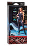 CALEXOTICS - SCANDAL BLACK LACE BODYSUIT WITH STRAPS ONE SIZE