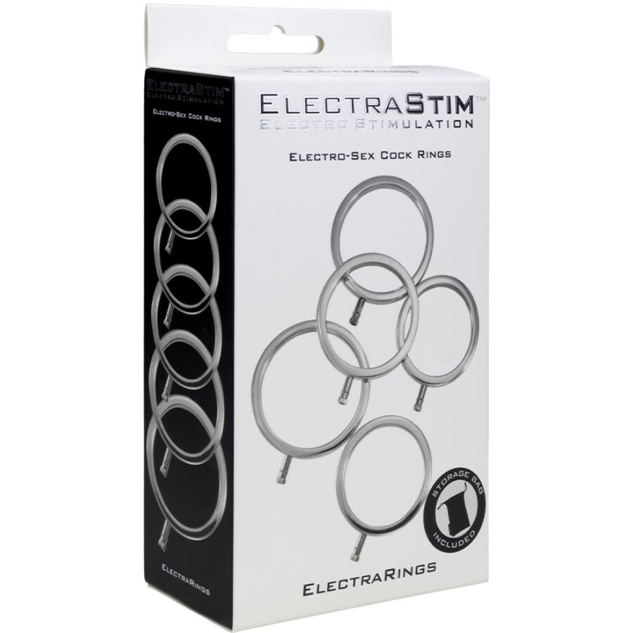 ELECTRASTIM – ELEKTRARINGE METALL-PENISRINGE 5ER-PACK