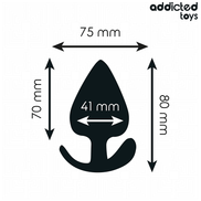ADDICTED TOYS - ANALPLUG SILIKON GRÖSSE L 8 CM