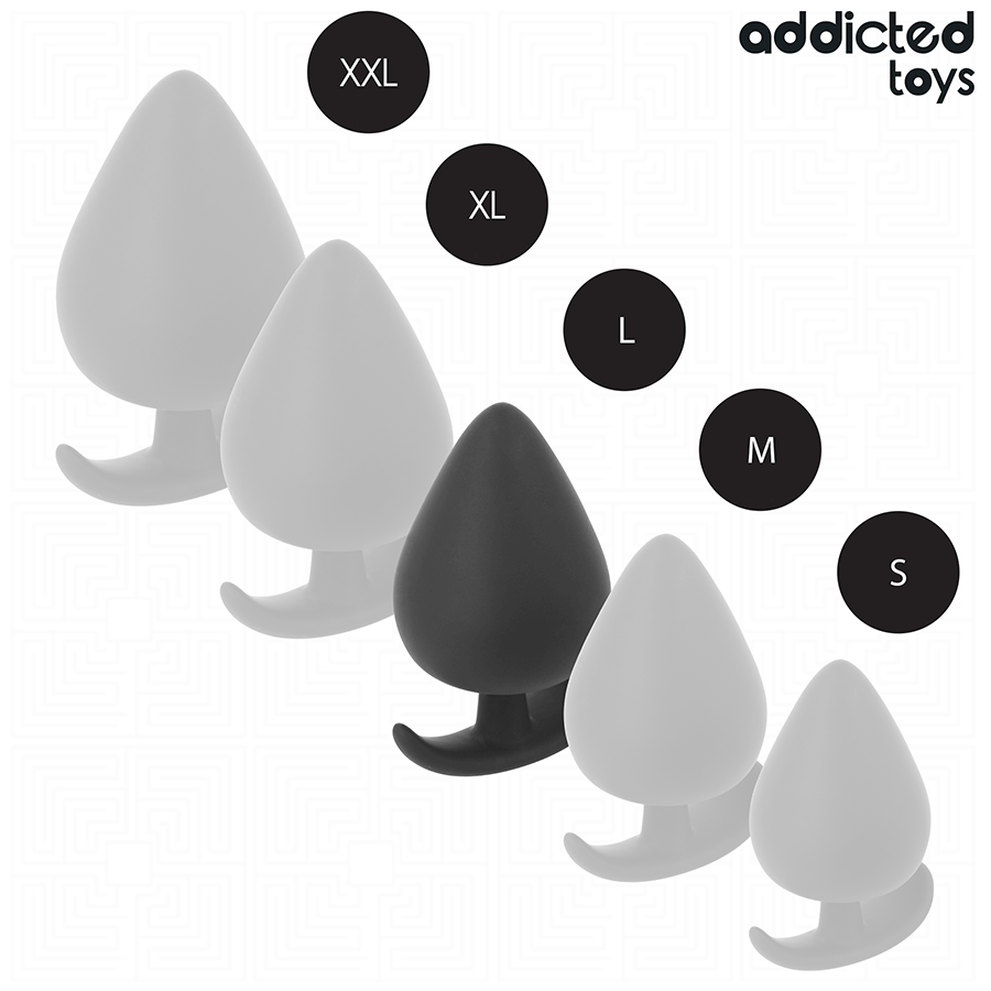 ADDICTED TOYS - ANALPLUG SILIKON GRÖSSE L 8 CM