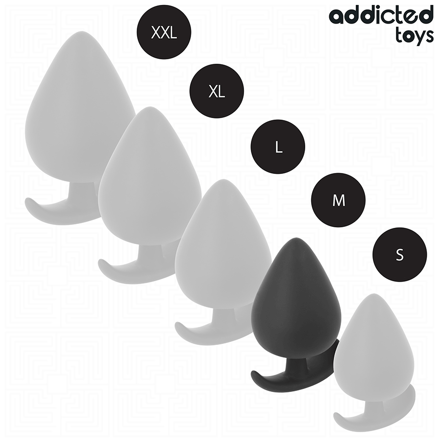 ADDICTED TOYS - ANALPLUG SILIKON GRÖSSE M 6,6 CM