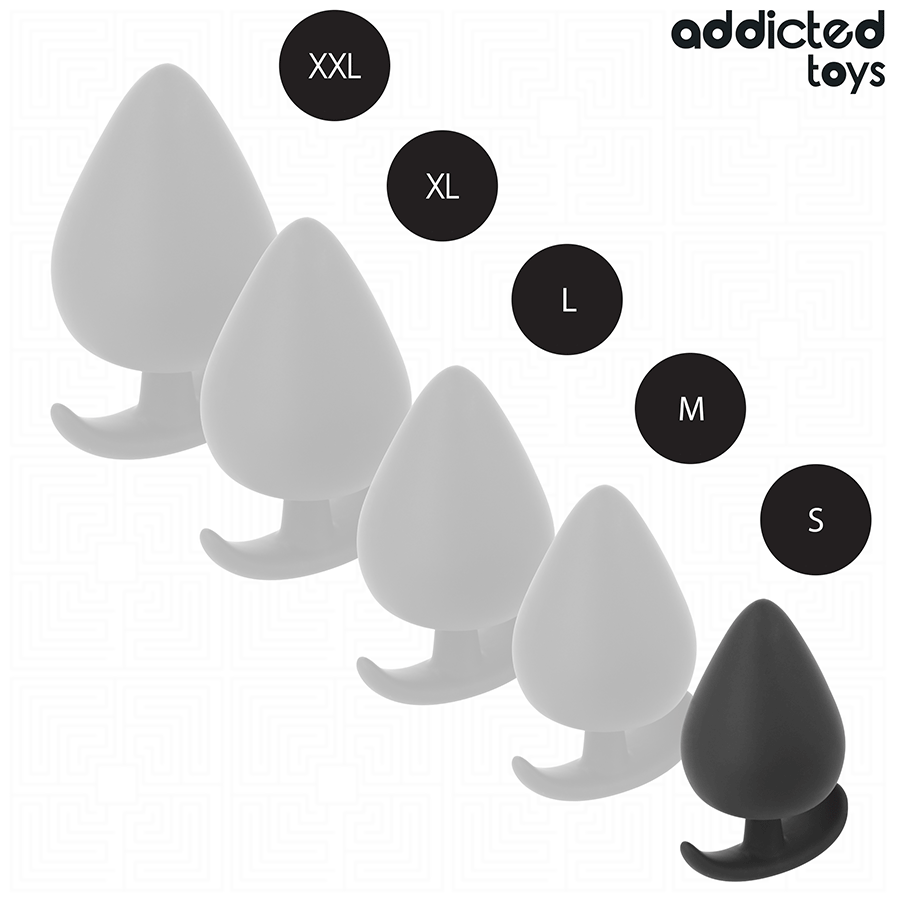 ADDICTED TOYS - ANALPLUG SILIKON GRÖSSE S 5,3 CM