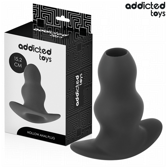 ADDICTED TOYS - HOHLER ANALPLUG SILIKON GRÖSSE XXL 15,2 CM