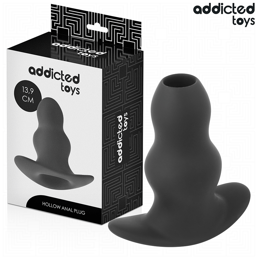 ADDICTED TOYS - HOHLER ANLALPLUG SILIKON GRÖSSE XL 13,9 CM