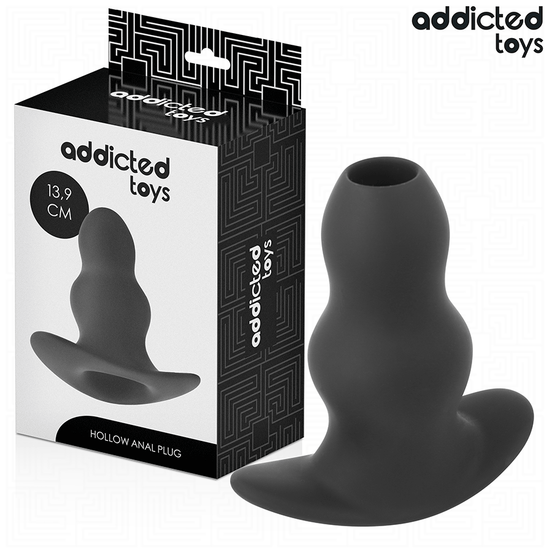 ADDICTED TOYS - HOHLER ANLALPLUG SILIKON GRÖSSE XL 13,9 CM