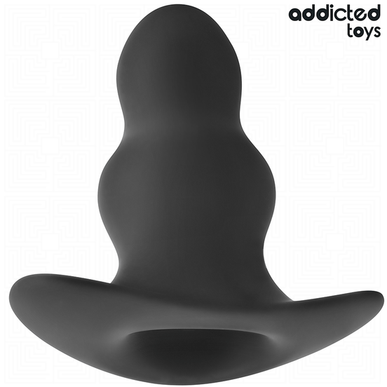 ADDICTED TOYS - HOHLER ANLPLUG SILIKON GRÖSSE L 11,1 CM
