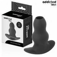 ADDICTED TOYS - HOHLER ANALPLUG SILIKON GRÖSSE M 9,6 CM