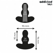 ADDICTED TOYS - HOHLER ANALPLUG SILIKON GRÖSSE M 9,6 CM