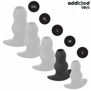 ADDICTED TOYS - HOHLER ANALPLUG SILIKON GRÖSSE M 9,6 CM