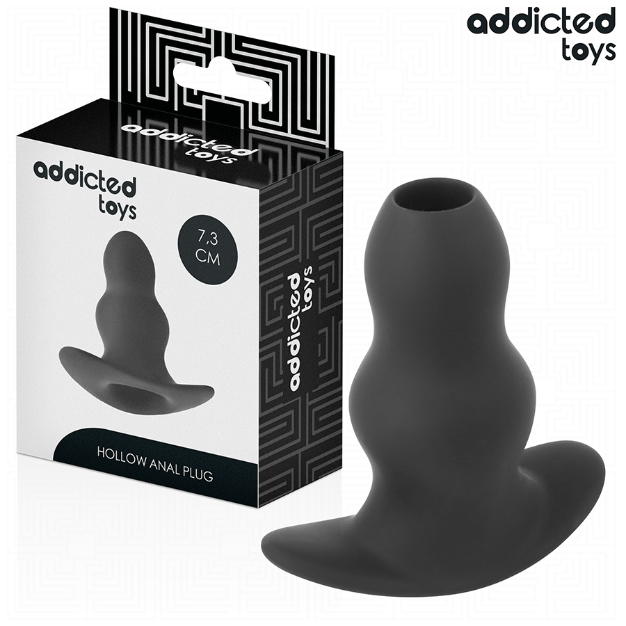 ADDICTED TOYS - HOHLER ANLPLUG SILIKON GRÖSSE S 7.3 CM