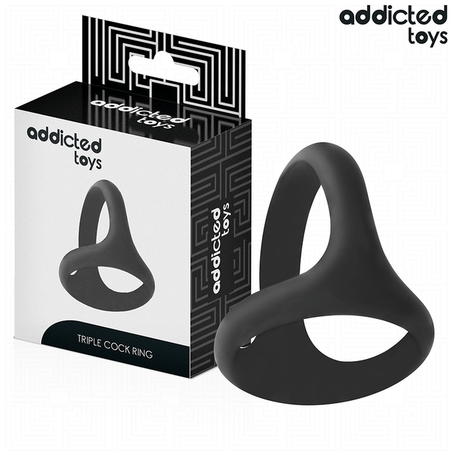 ADDICTED TOYS - DICKE DREIFACH-PENISRING