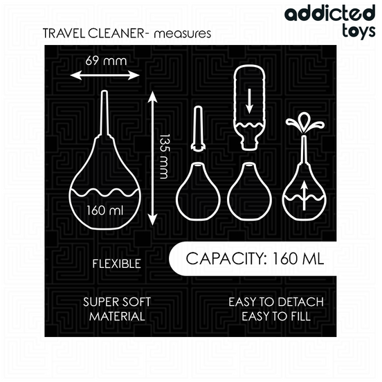 ADDICTED TOYS - REISE ANALREINIGER GRÖSSE M 160 ML