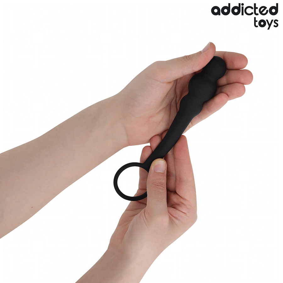 ADDICTED TOYS - ANALPLUG MIT RING SILIKON MODELL 1
