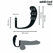ADDICTED TOYS - ANALPLUG MIT RING SILIKON MODELL 4