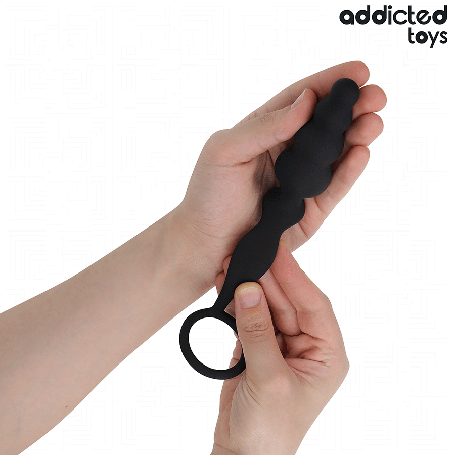 ADDICTED TOYS - ANALPLUG MIT RING SILIKON MODELL 5