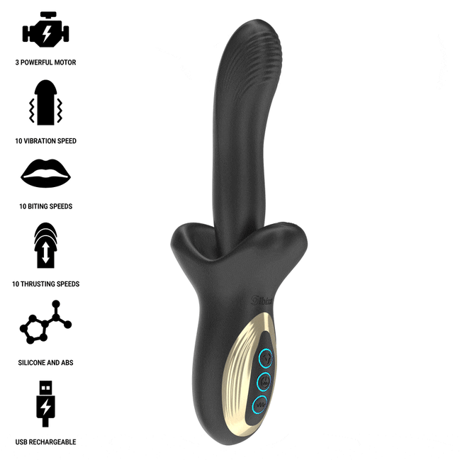 IBIZA - POWERFUL Sensory Device WITH THRUSTING AND BITING EFFECT