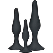 TOYJOY - ANAL PLAY CURVY COMPANIONS ANALPLUG 3-TEILIG SCHWARZ