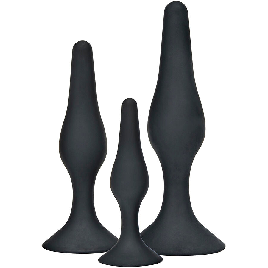 TOYJOY - ANAL PLAY CURVY COMPANIONS ANALPLUG 3-TEILIG SCHWARZ