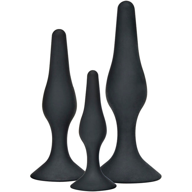 TOYJOY - ANAL PLAY CURVY COMPANIONS ANALPLUG 3-TEILIG SCHWARZ