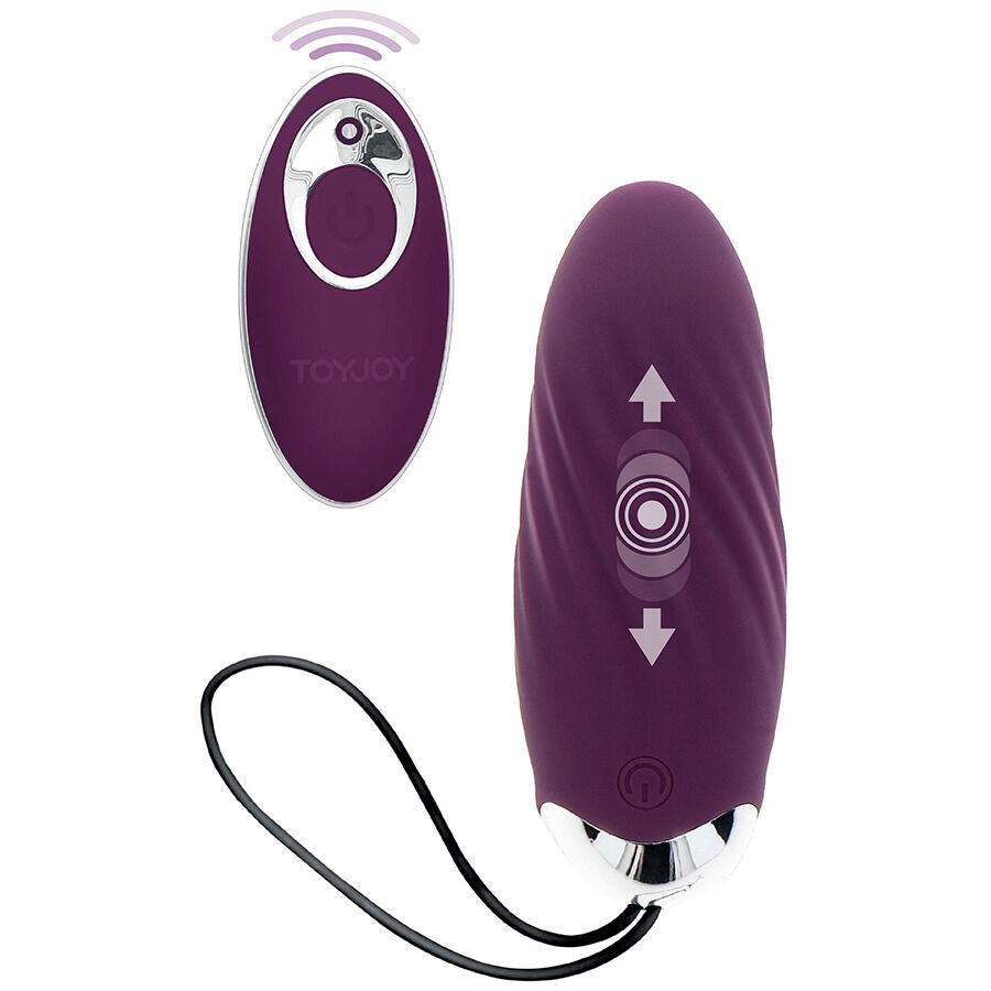 TOYJOY - HAPPINESS KNOCK KNOCK EGGSTAVAGANT Sensory Device WITH REMOTE CONTROL PURPLE