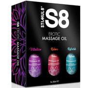 STIMUL8 - S8 MASSAGEÖL-BOX 3 X 50 ML