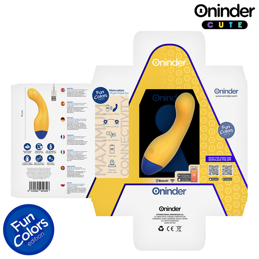 ONINDER CUTE - LOVE BUDDY MASTER G-SPOT Sensory Device - FREE WORLDWIDE APP