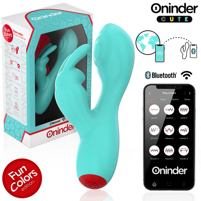 ONINDER CUTE - LOVE BUNNY G-SPOT CLITORAL Sensory Device - FREE WORLDWIDE APP