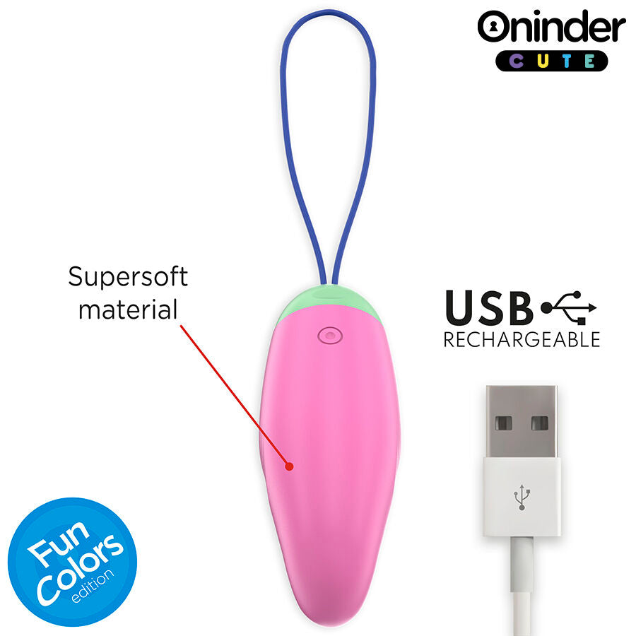 ONINDER CUTE - LOVE PLEASURE VIBRO-ROTATING EGG 360 SILIKON - KOSTENLOSE WELTWEITE APP
