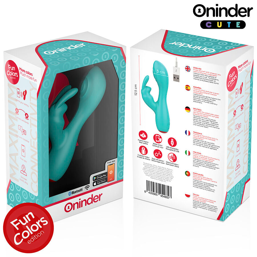 ONINDER CUTE - LOVE BUNNY G-SPOT CLITORAL Sensory Device - FREE WORLDWIDE APP