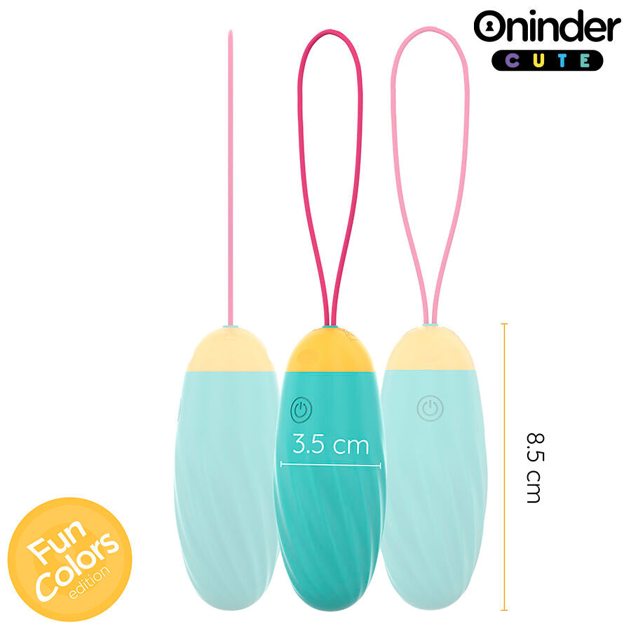 ONINDER CUTE – LOVE PLEASURE VIBRO-ROTIERENDES SILIKON-GEM-EI – WELTWEIT KOSTENLOSER VERSAND