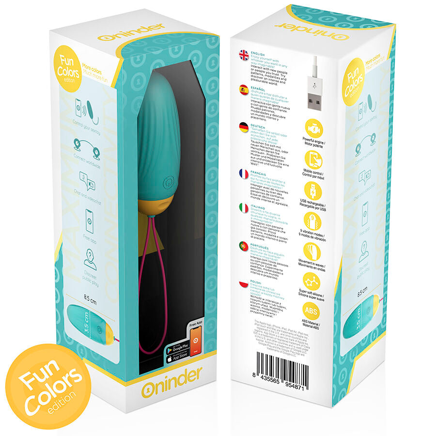 ONINDER CUTE – LOVE PLEASURE VIBRO-ROTIERENDES SILIKON-GEM-EI – WELTWEIT KOSTENLOSER VERSAND