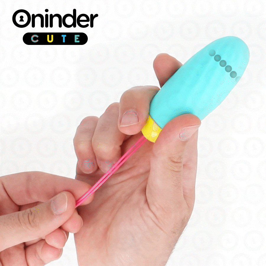 ONINDER CUTE – LOVE PLEASURE VIBRO-ROTIERENDES SILIKON-GEM-EI – WELTWEIT KOSTENLOSER VERSAND