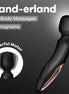 SATISFYER - WAND ERLAND VIBRATING MASSAGER BLACK