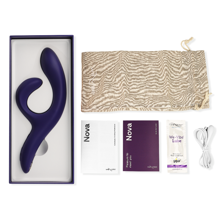 WE-VIBE - NOVA 3 RABBIT Sensory Device MIDNIGHT BLUE