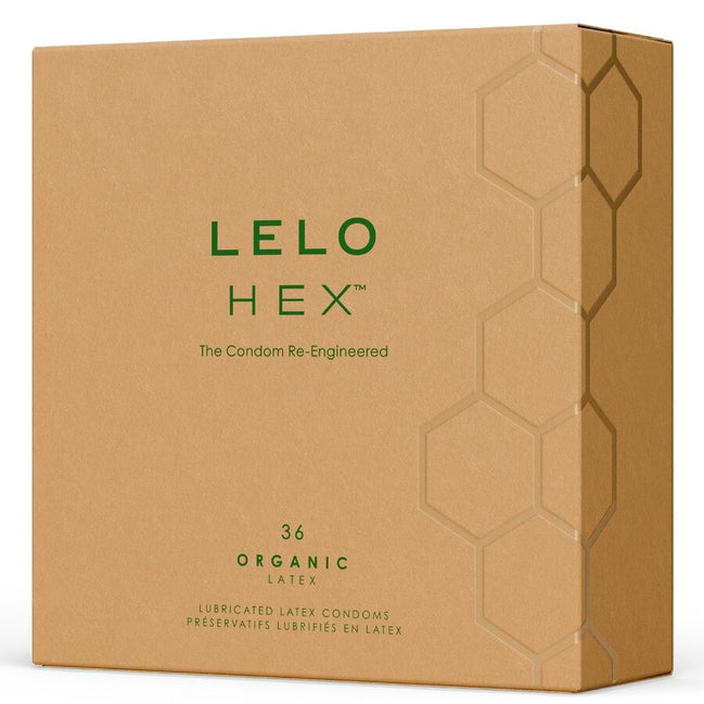 Lelo Hex Organic Condoms — Box of 36