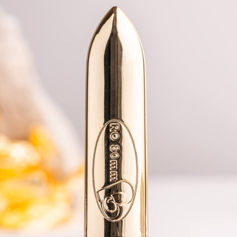 ROCKS-OFF - RO-80 CHAMPAGNE GOLDEN VIBRATING BULLET