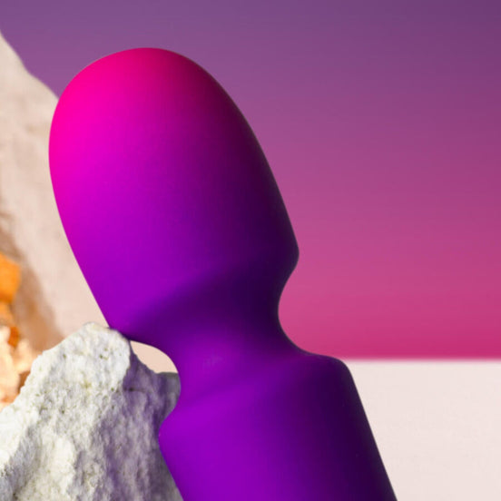 ROCKS- OFF - GLO- GIRL Sensory Device WAND MINI PURPLE