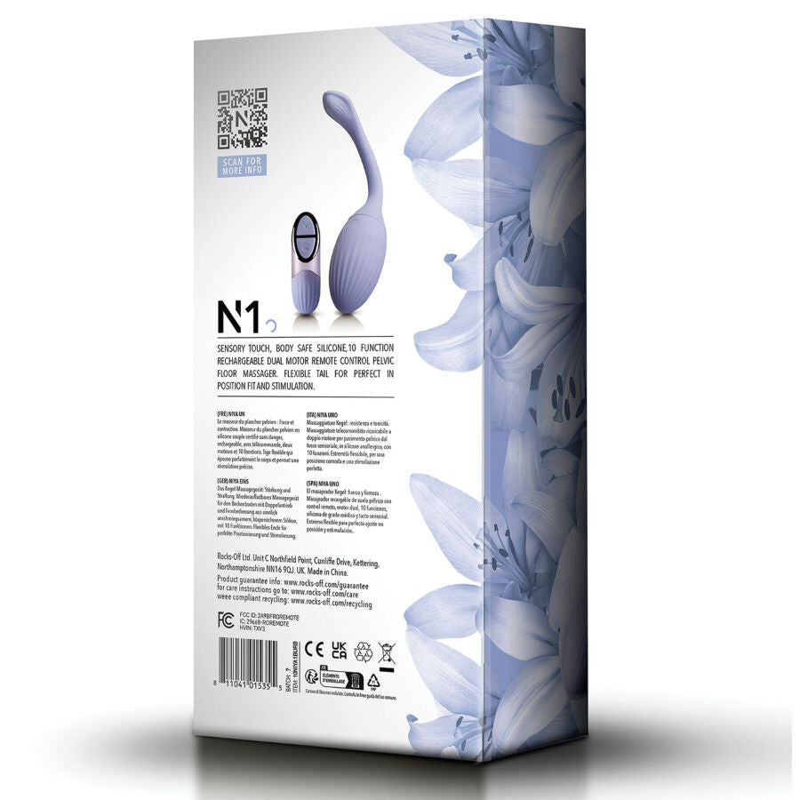 NIYA - N1 KEGEL BECKENBODEN-MASSAGEGERÄT MIT FERNBEDIENUNG