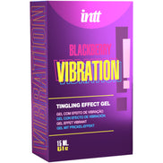 INTT RELEASES - FLÜSSIGES VIBRIERENDES GEL BROMBEERE GESCHMACK 15 ML