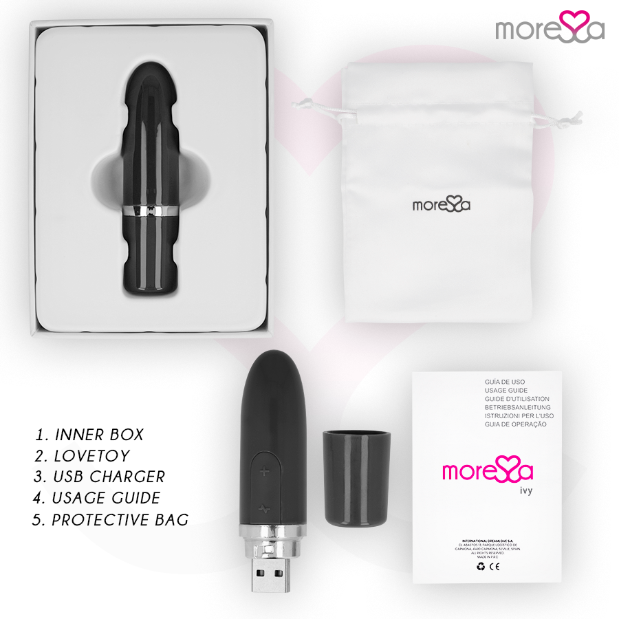 MORESSA - IVY Stimulator für sinnliche Erlebnisse REISE SCHWARZ