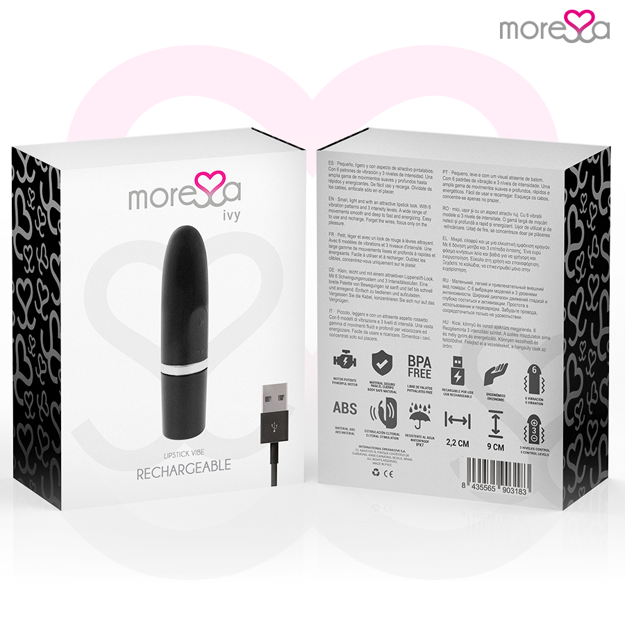 MORESSA - IVY Stimulator für sinnliche Erlebnisse REISE SCHWARZ