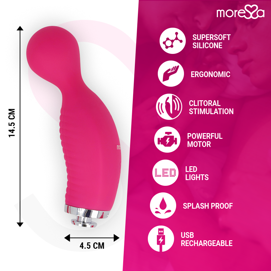 MORESSA - KIRK DUO SAUG- UND MULTI-PERFORMANCE-MASSAGEGERÄT PREMIUM SILIKON WIEDERAUFLADBAR