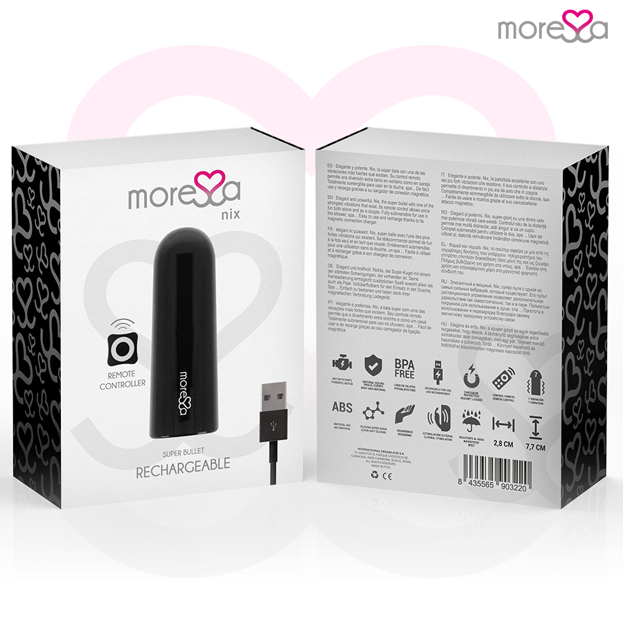 MORESSA - NIX Sensory Device REMOTE CONTROL BLACK