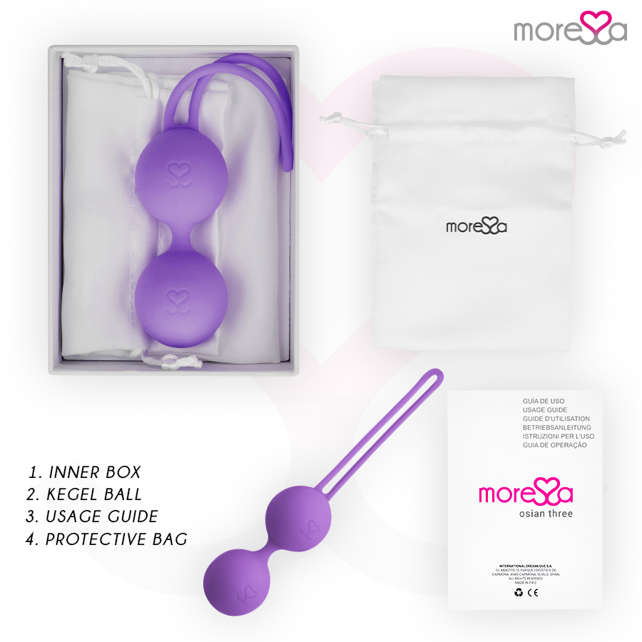 MORESSA – OSIAN THREE HOCHWERTIGES FLIEDERFARBENES SILIKON