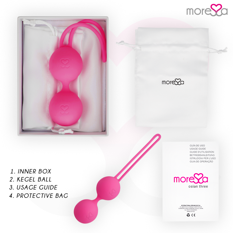 MORESSA - OSIAN THREE PREMIUM SILIKON ROSA